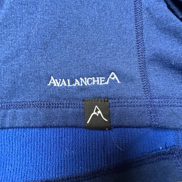 Avalanche Polartec Womens Large Blue‎ Quarter Zip Pullover Sweater Athletic - Picture 2 of 8